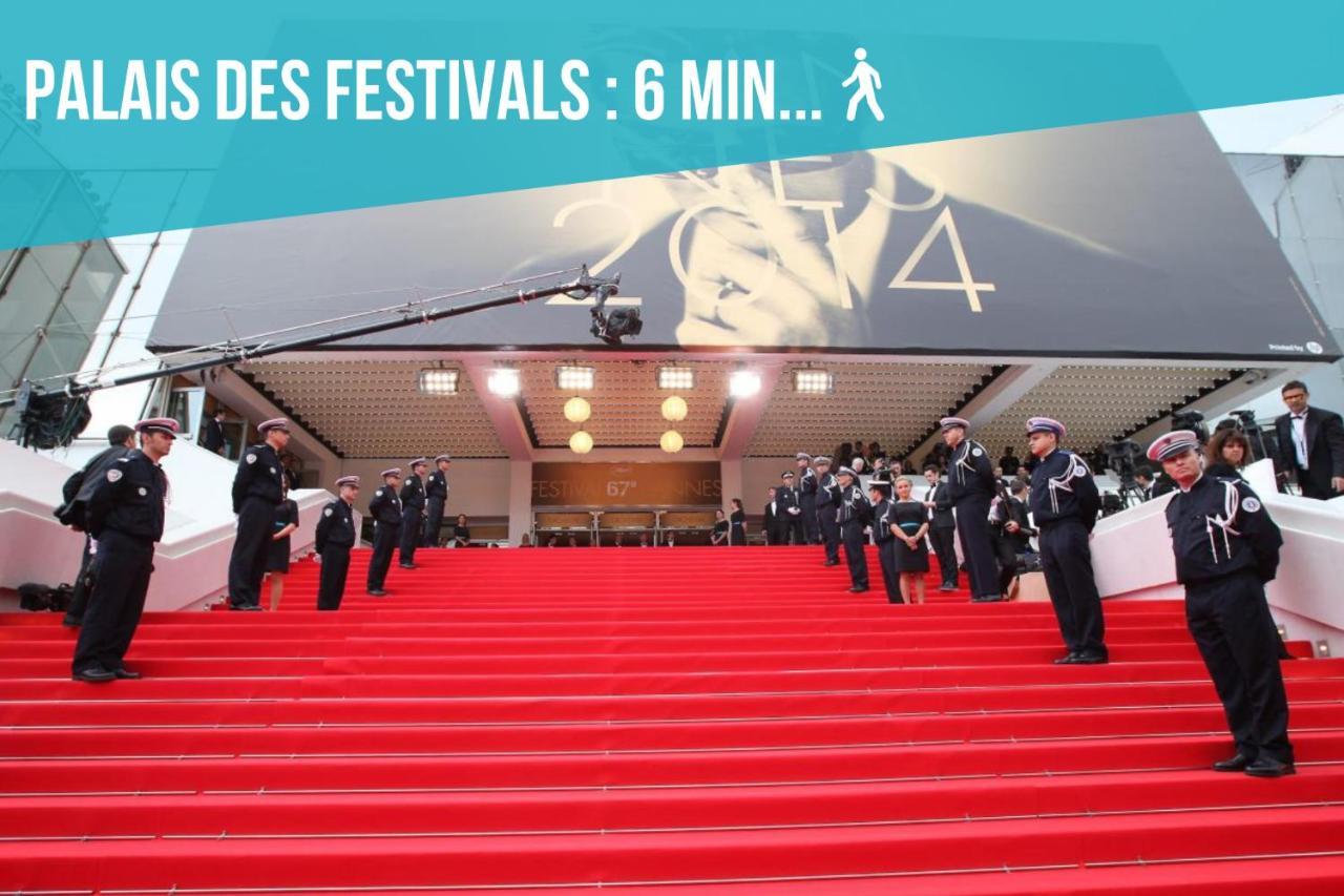 Le Forville : 400M Palais, Calme, Clim Cannes Luaran gambar